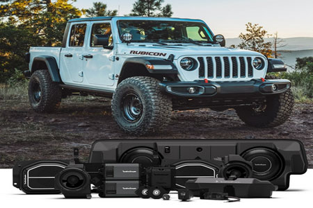 Rockford Fosgate Audio Kit for Jeep Gladiator. 