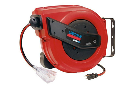 New Tri-tap electrical power cord reel 
